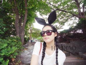 韩佳人私下生活照